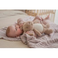 Oplaadbare hartslag knuffel - Milo Bruin