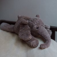 Oplaadbare hartslag knuffel - George Grijs 