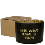 SOJAKAARS - GENIET VANDAAG HERHAAL HET MORGEN - GEUR: WARM CASHMERE