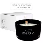 FLESSENPOST KAARS - A LITTLE LIGHT FOR YOU - WARM CASHMERE