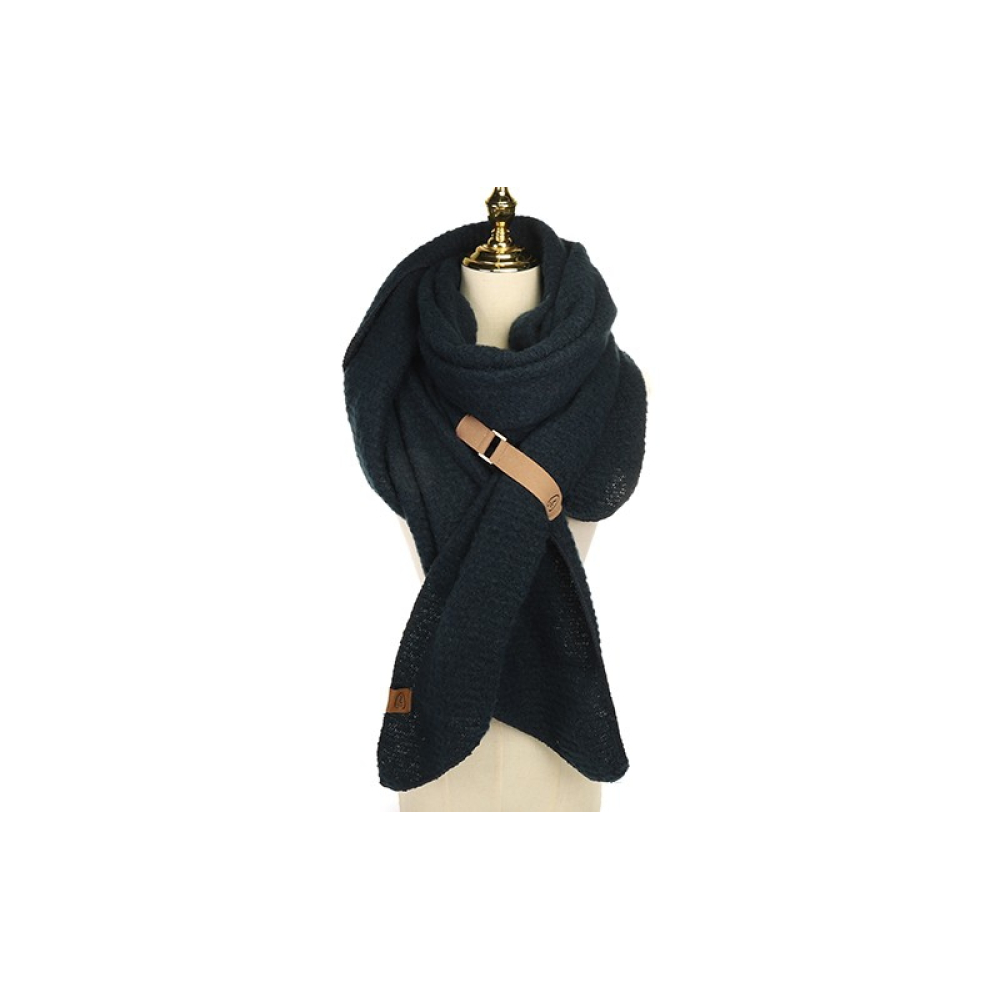 Dark blue Saalbach sjaal 