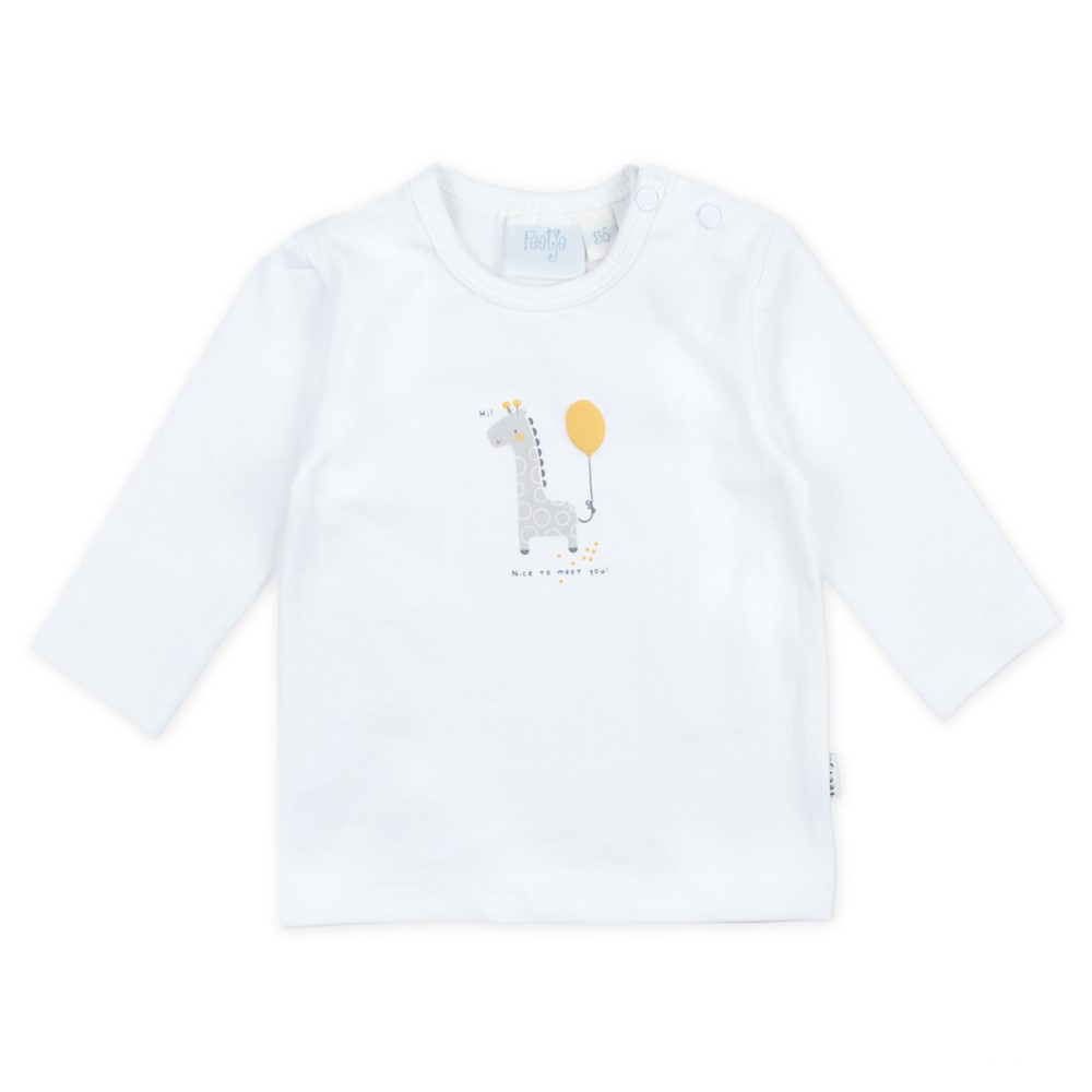 Longsleeve - Giraf geel